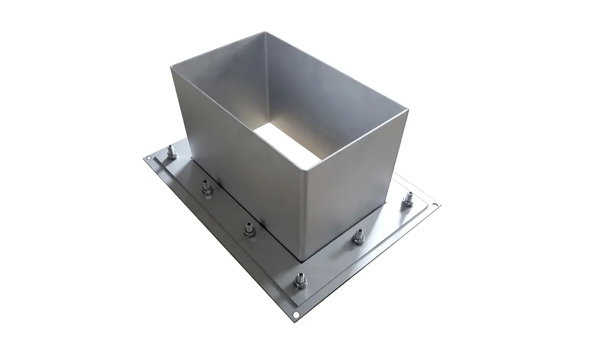 Edelstahl-Deckenübergang