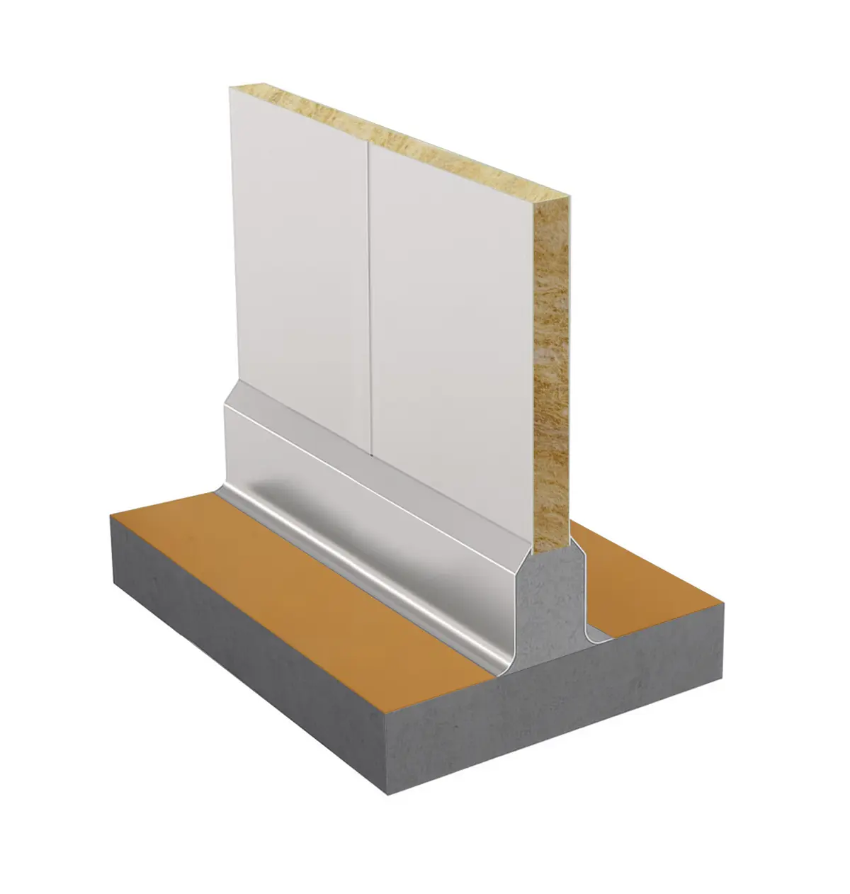 Doppelter Edelstahl-Sockel