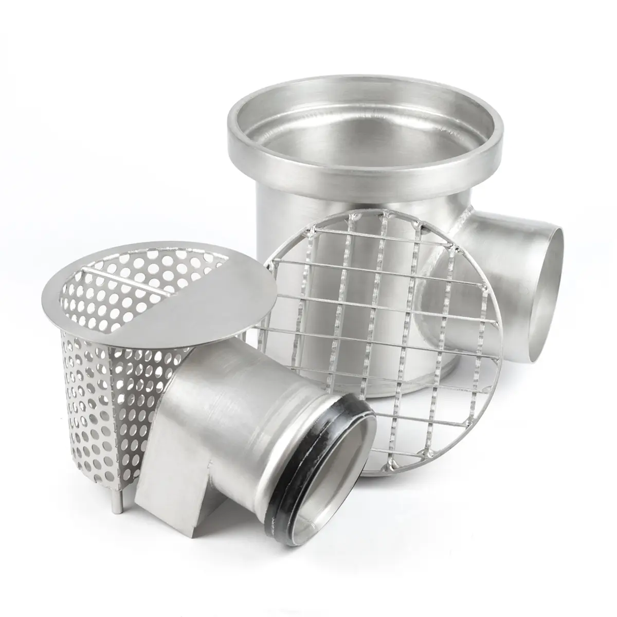 Runder Seitenablauf-Set