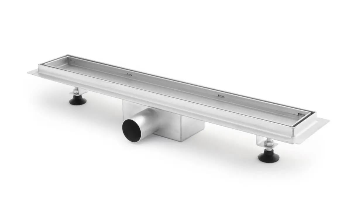 Edelstahl-Duschrinne 600mm - hochwertige Ablauflösung von ACO, ATT InoxDrain oder Wiedemann-Technik für moderne Badezimmer