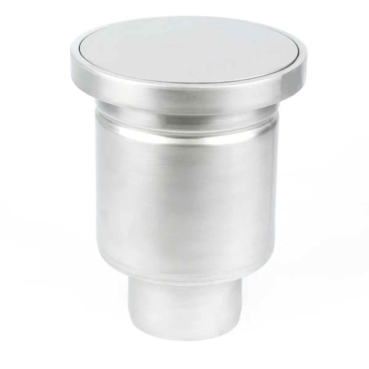 Vertikaler runder Einlauf mit dichtem Deckel