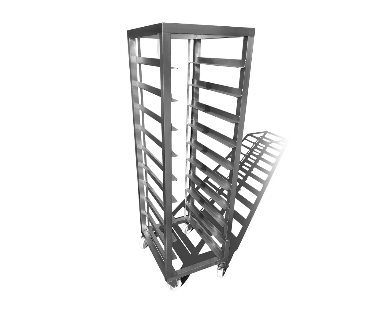 Edelstahl-Transportwagen