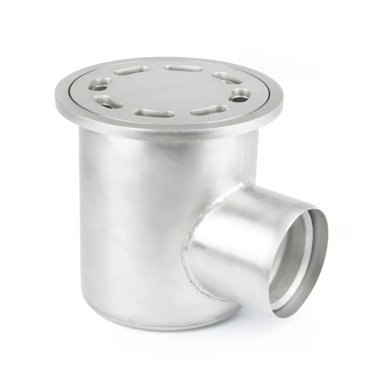 Runder Seiteneinlauf mit gelochter Deckplatte