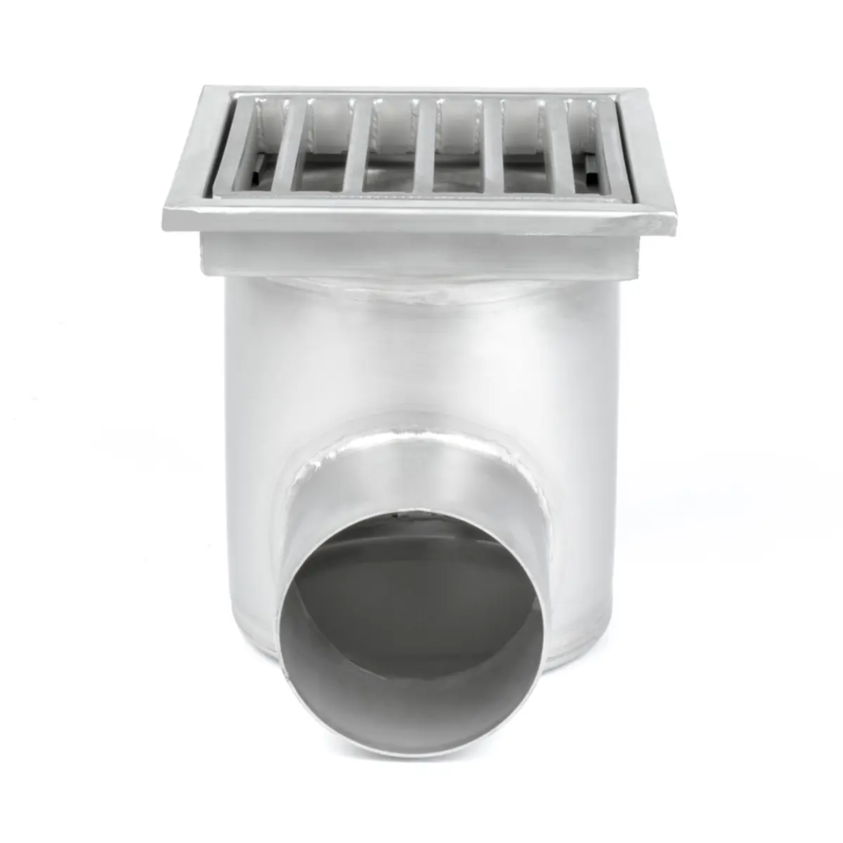 Quadratischer Seiteneinlauf