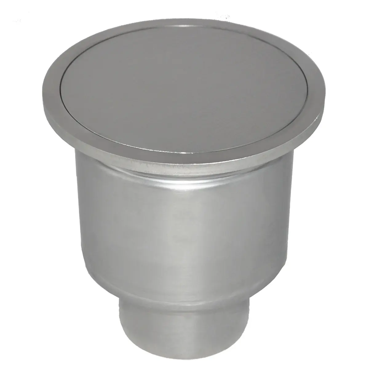 Vertikaler runder Ablauf mit dichter Plattenabdeckung