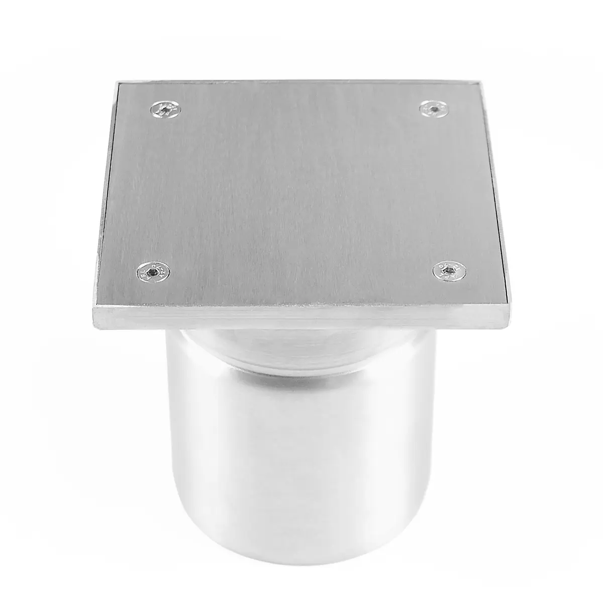 Quadratischer Edelstahl-Revisionsdeckel, verschraubt