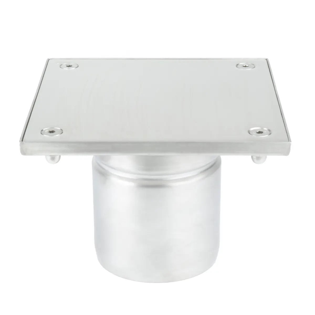 Vertikale Edelstahl-Revisionsöffnung mit verschraubtem Platten-Deckel