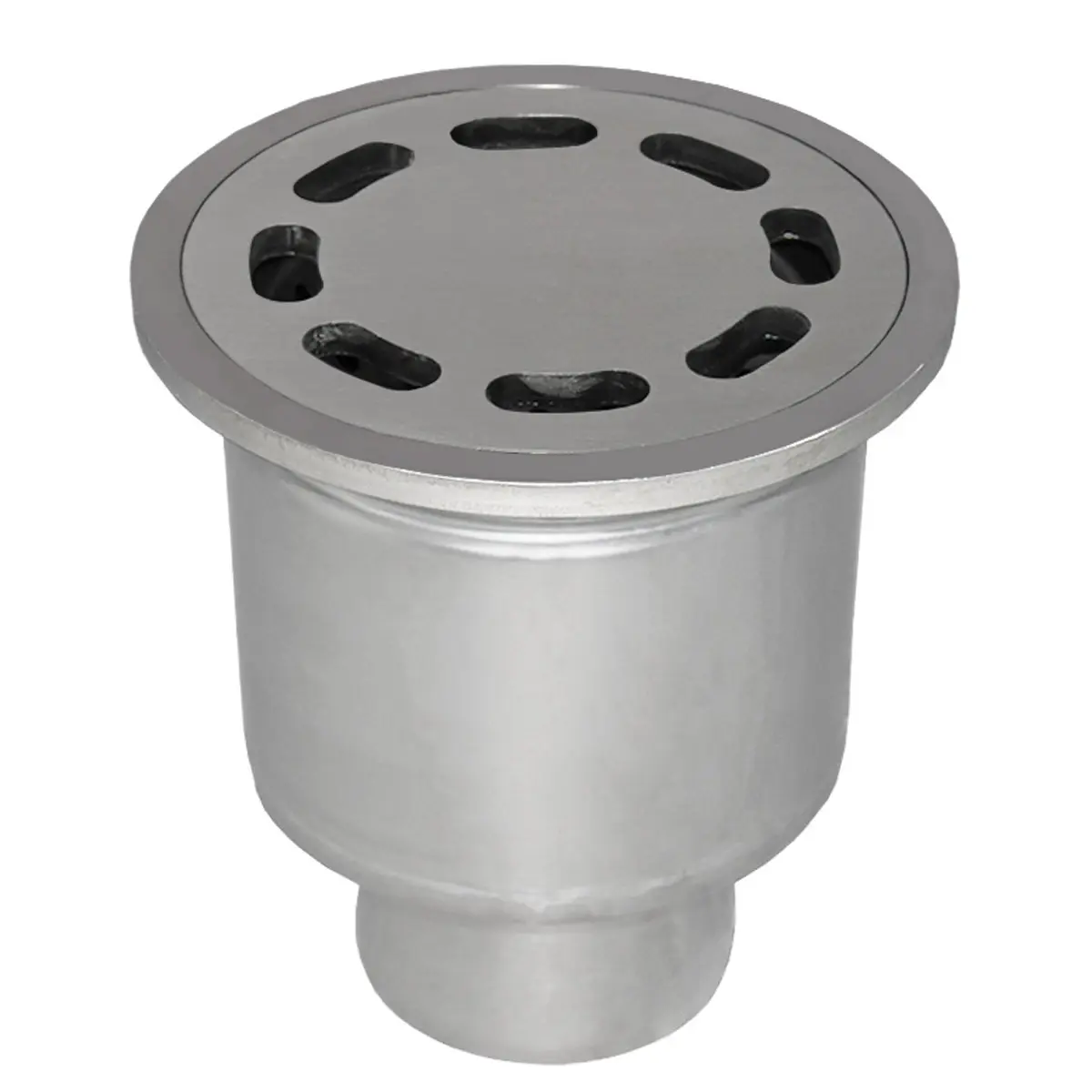 Runder Hygienegully mit perforiertem Deckel