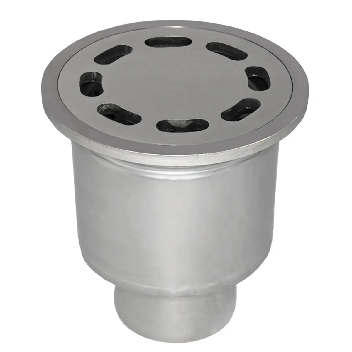 Vertikaler runder Einlauf mit Lochplattenabdeckung