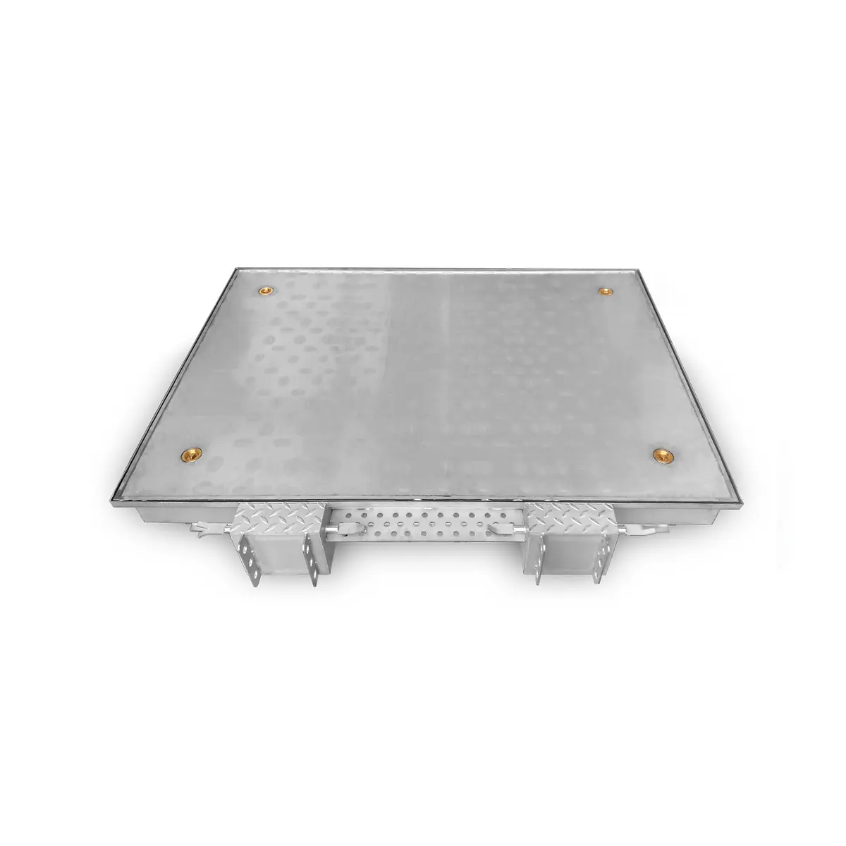 Edelstahl-Inspektionsdeckel, professionell, zur Befüllung mit Harz oder Asphalt