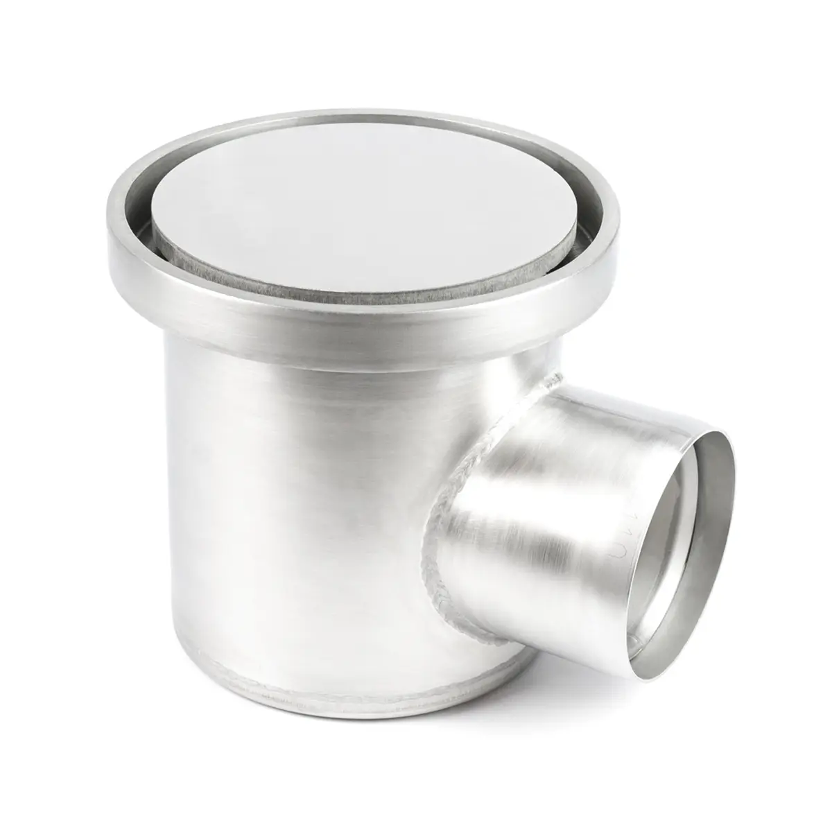 Runder Seiteneinlass mit Plattenabdeckung