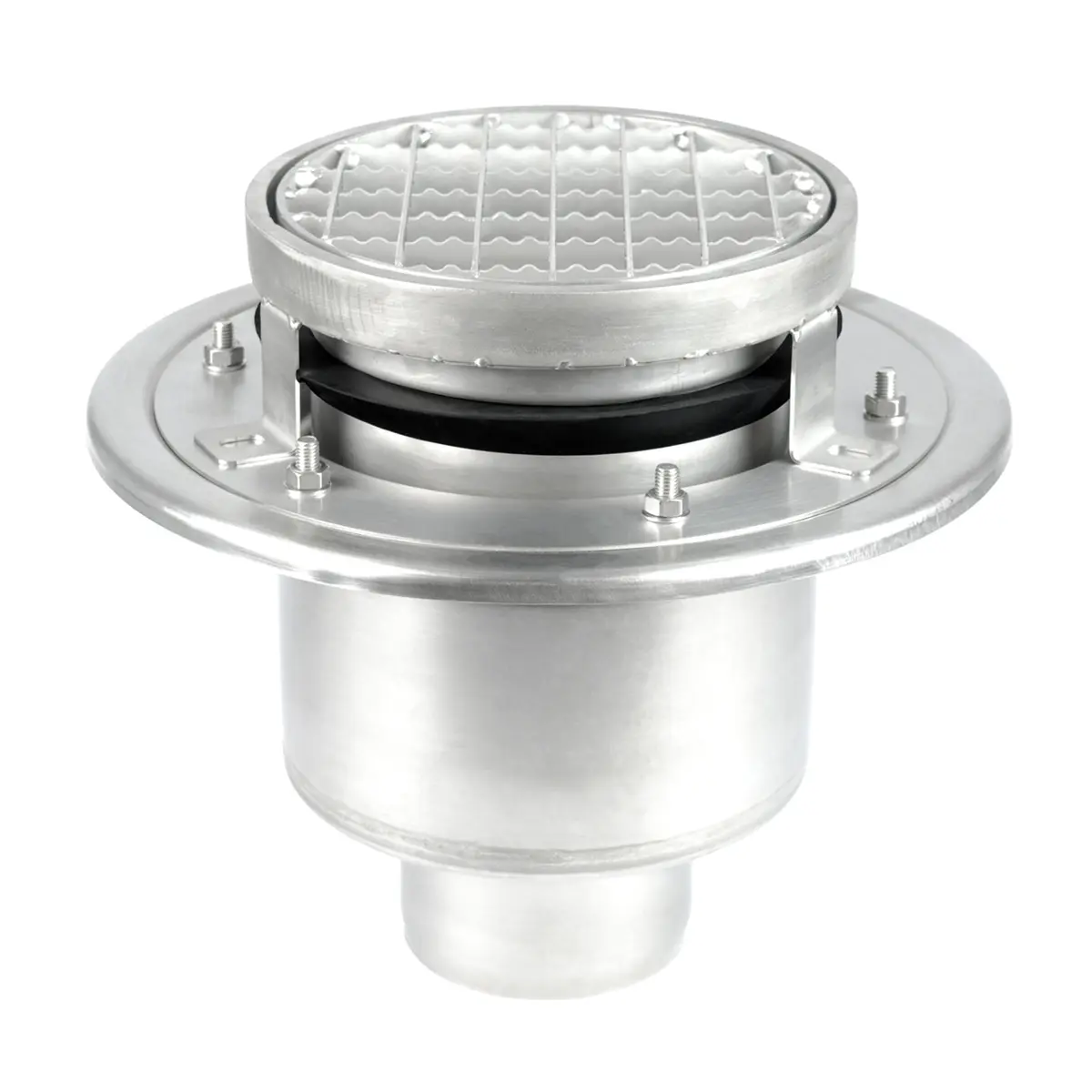 Runder Bodenablauf zweiteilig mit rutschfester Abdeckung