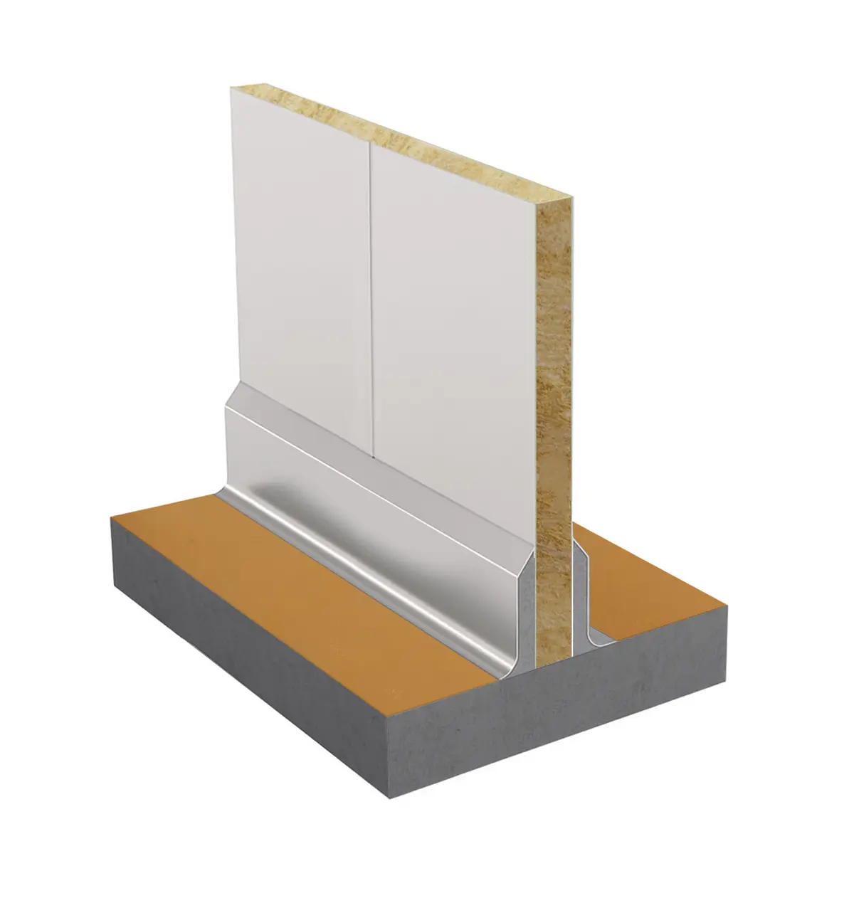 Edelstahl-Sockel Clip-On